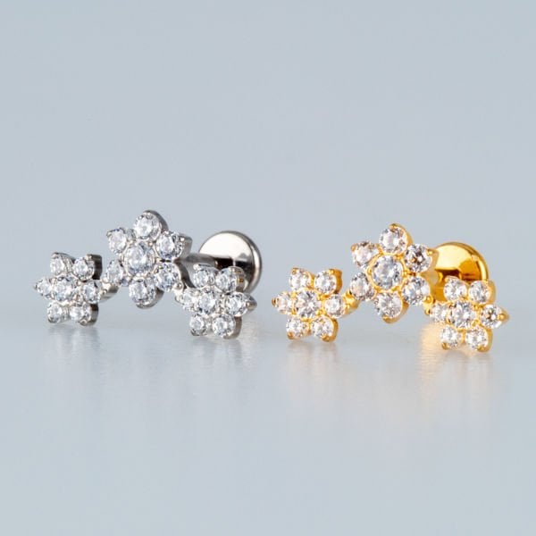Piercing Titanium Tragus Flower