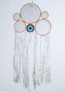 Dreamcatcher Nazar 6lı Bambu kasnak 55X160