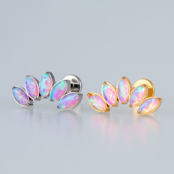 Piercing Titanyum Tragus Opal