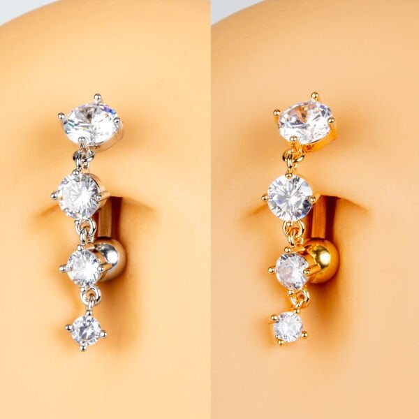Navel Piercing Reverse