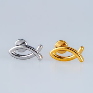 Piercing Çelik Tragus Balık