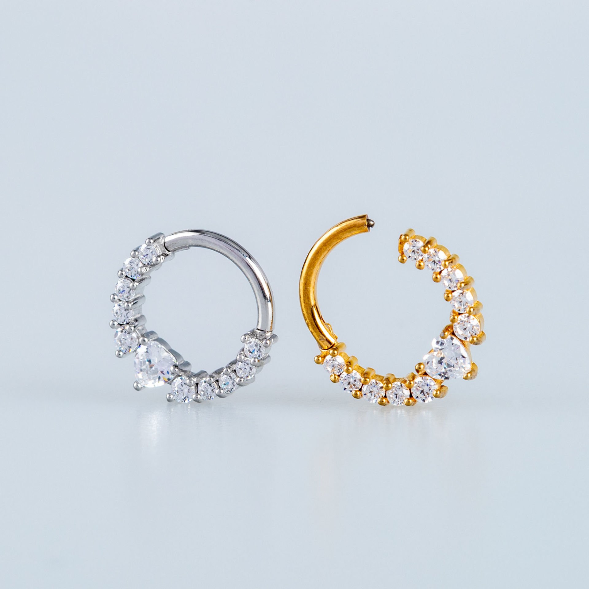 Halka Piercing Segment Taslı