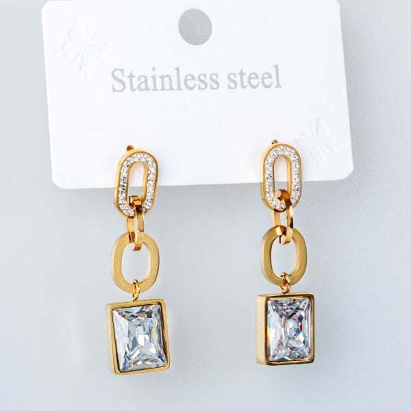 Steel Earrings - Pair