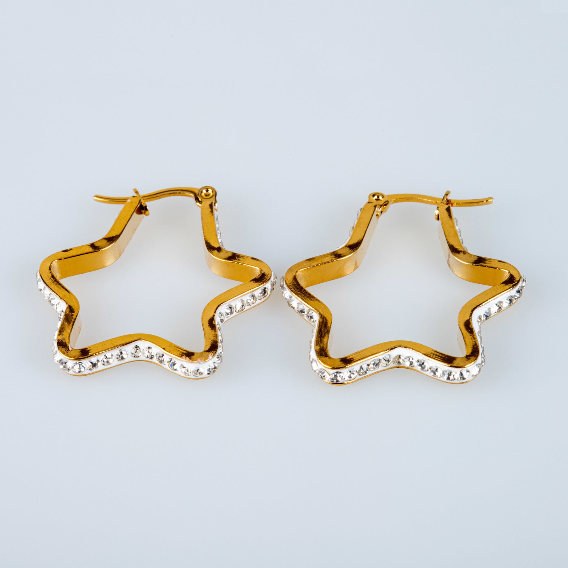 Steel Earring Pair