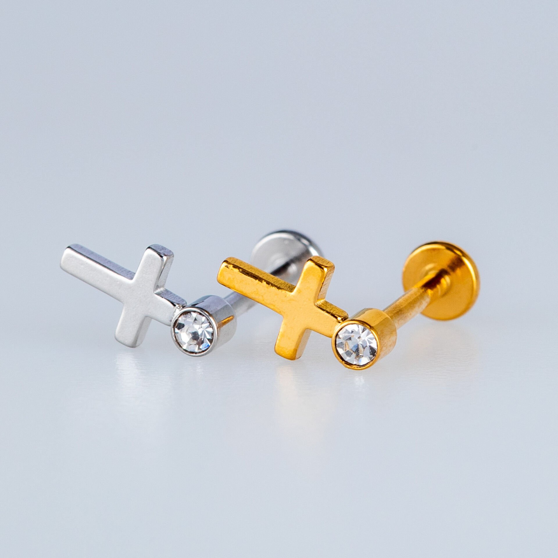 Piercing Çelik Tragus Haç
