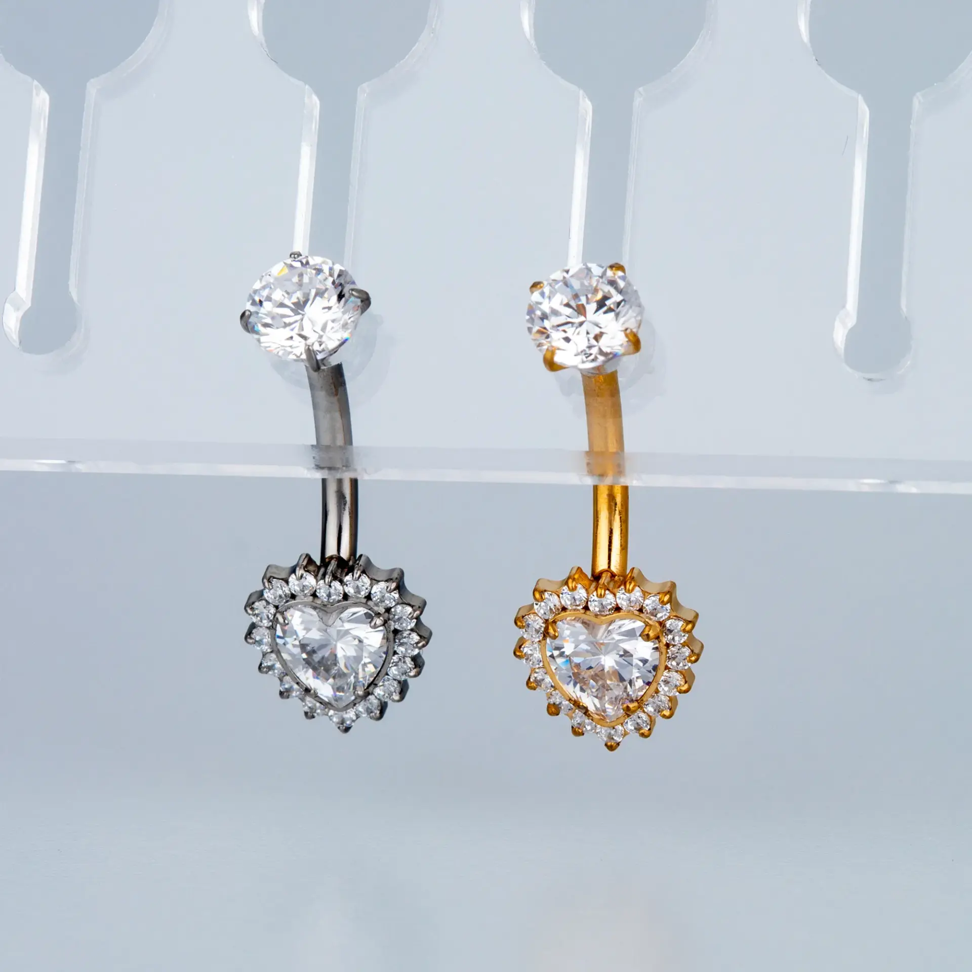Piercing G23 Titanyum Göbek Fashion Kalp