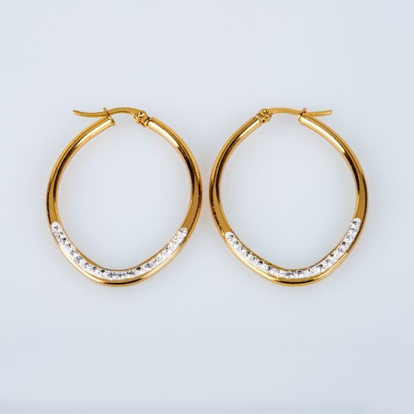 Steel Earring Pair