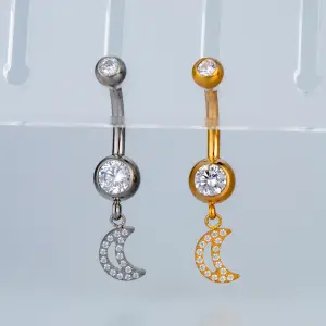 Piercing G23 Titanyum Göbek Fashion Ay