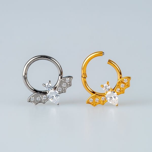 Piercing Titanium Ring Bat