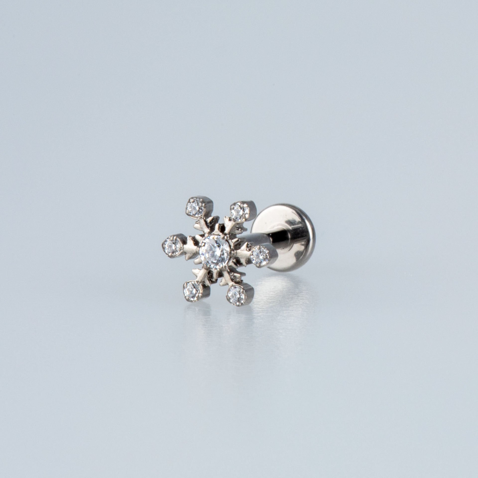 Piercing Titanium Tragus Snowflake