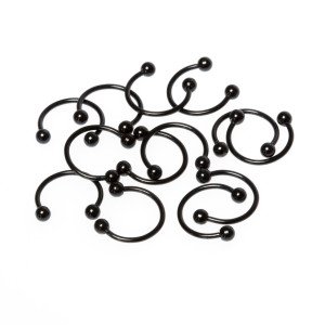 Toptan 316L Çelik Piercing Septum Smiley 3mm Top Boy: 1.2x10x3mm