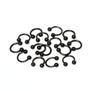 Toptan 316L Çelik Piercing Septum Smiley 3mm Top Boy: 1.2x6x3mm
