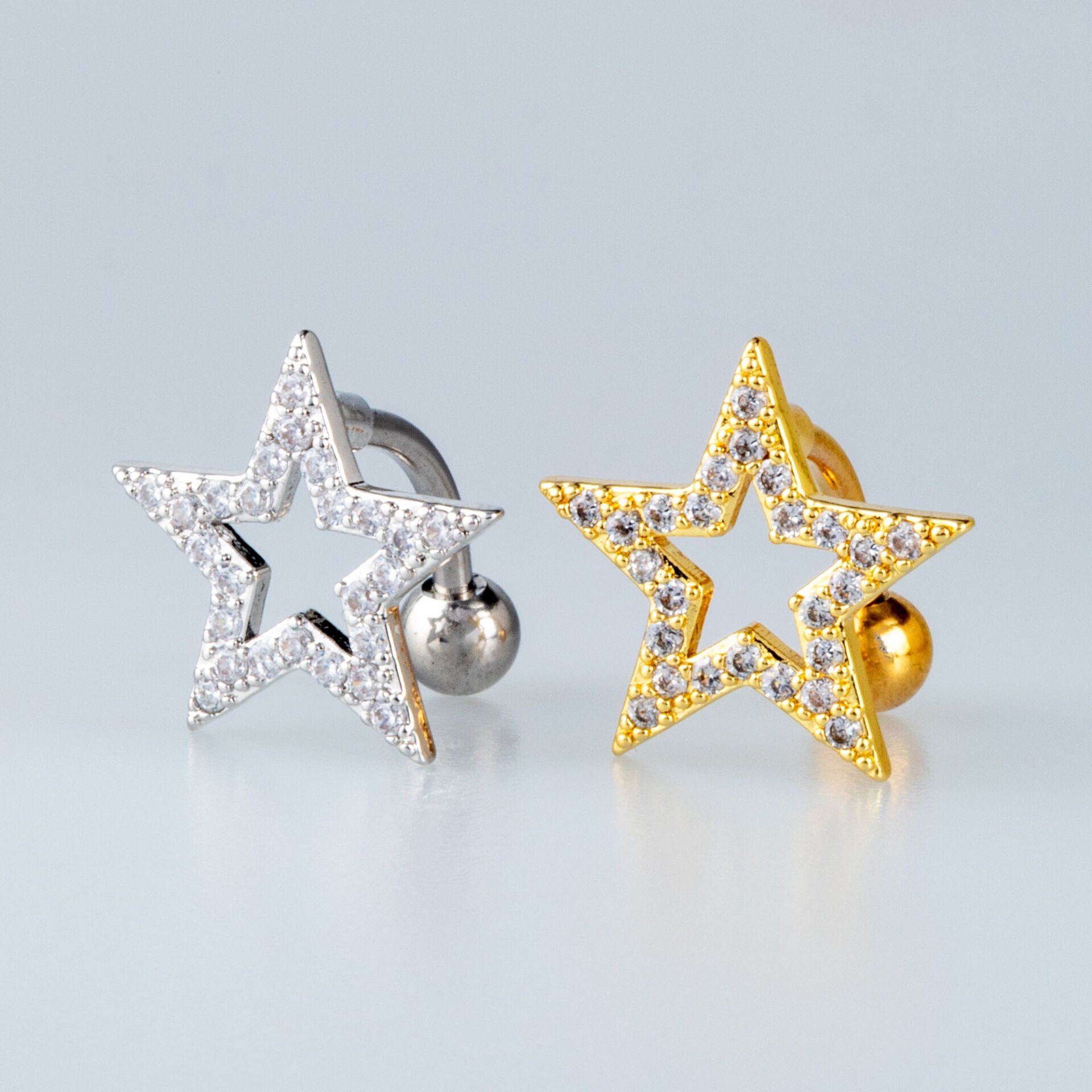 Piercing Ters Göbek Yıldız