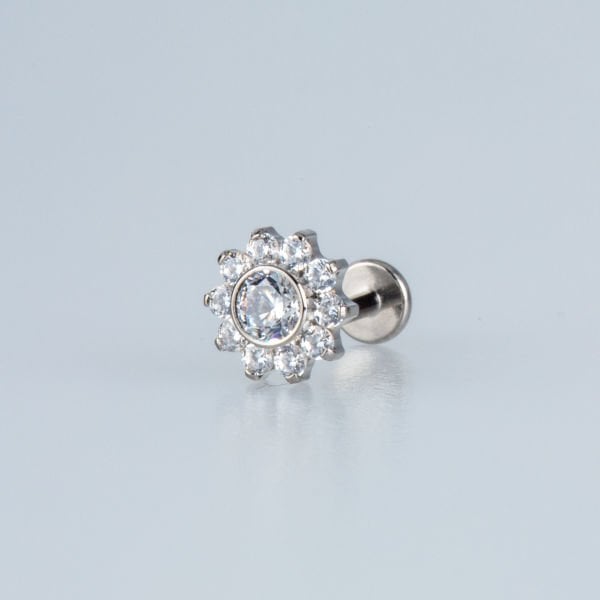Piercing Titanyum Tragus Çiçek