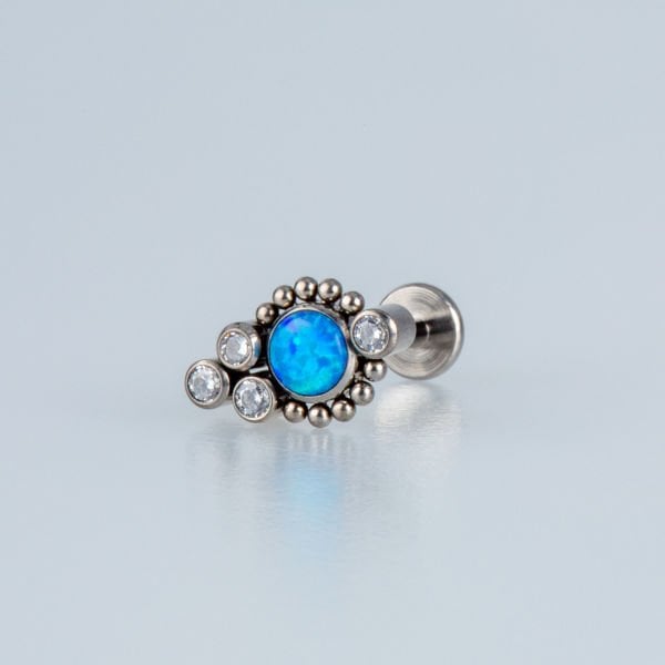 Piercing Titanium Tragus Opal