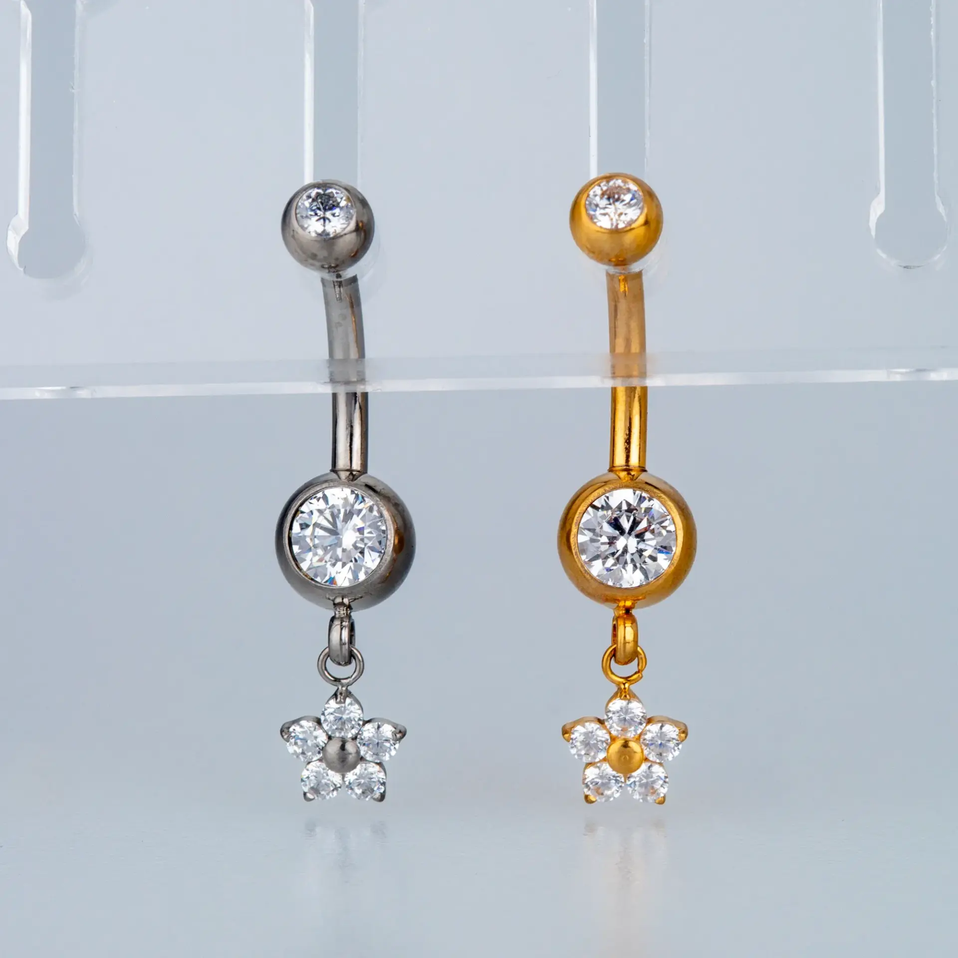 Piercing G23 Titanyum Göbek Fashion Çiçek