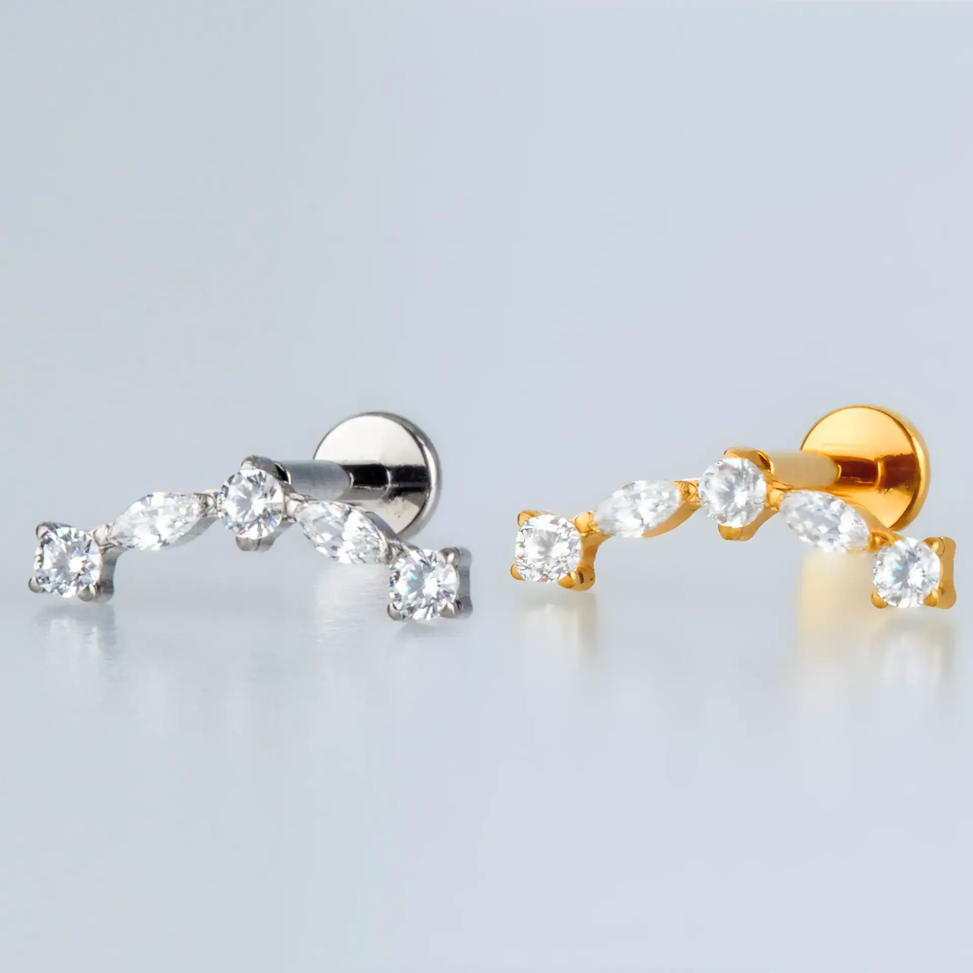 Piercing Titanyum Tragus Sarı