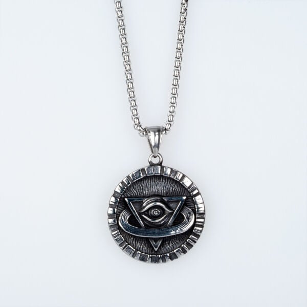 Steel Necklace Illuminati