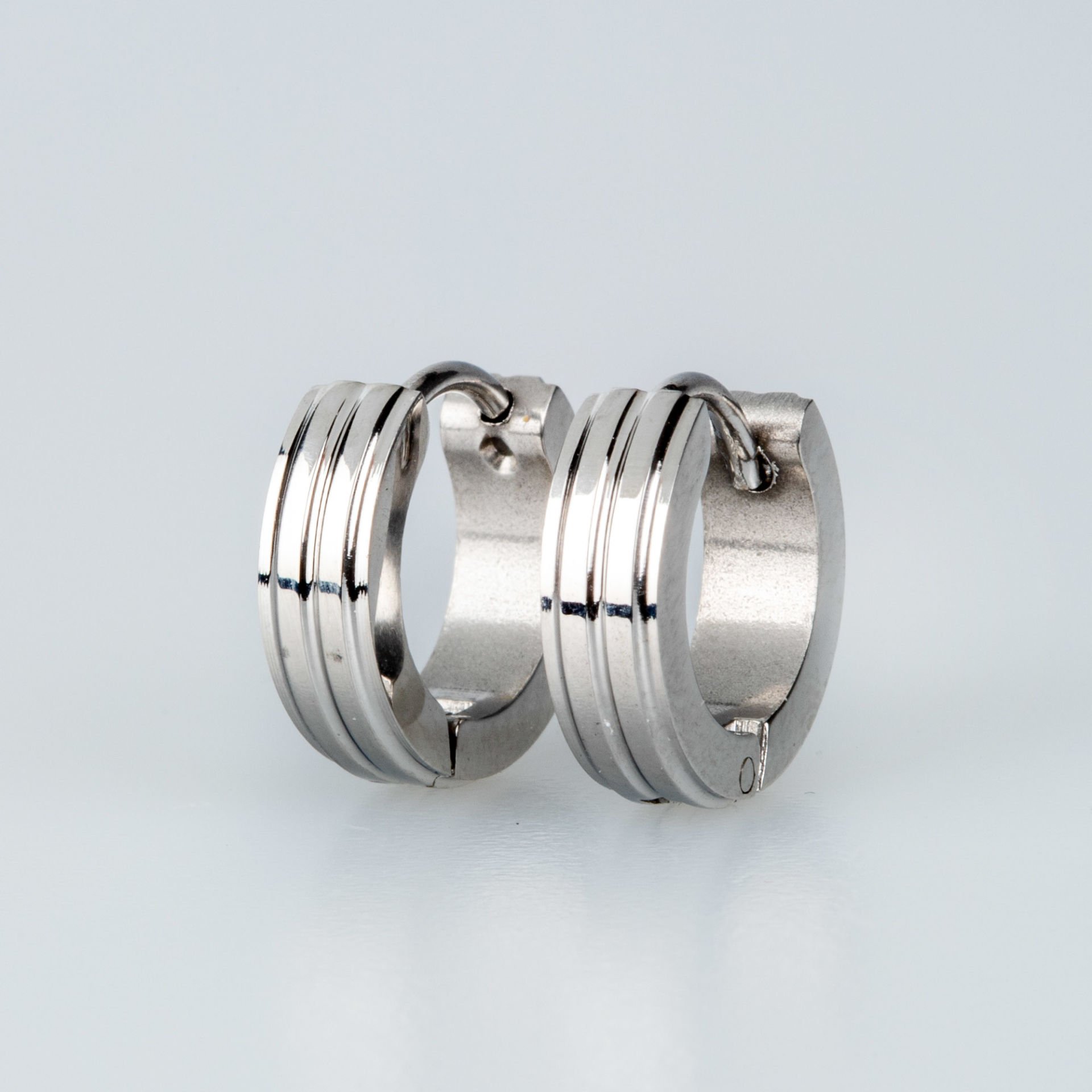Steel Earrings - Pair
