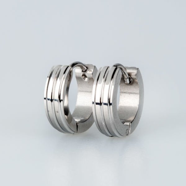 Steel Earrings - Pair