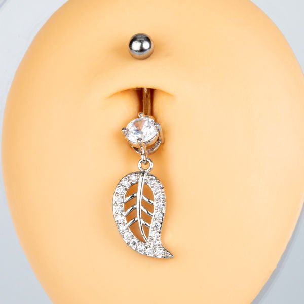 Piercing Göbek Yaprak