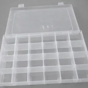 Toptan Piercing Kutusu 24 Bölmeli Organizer Vos Etnik Takı