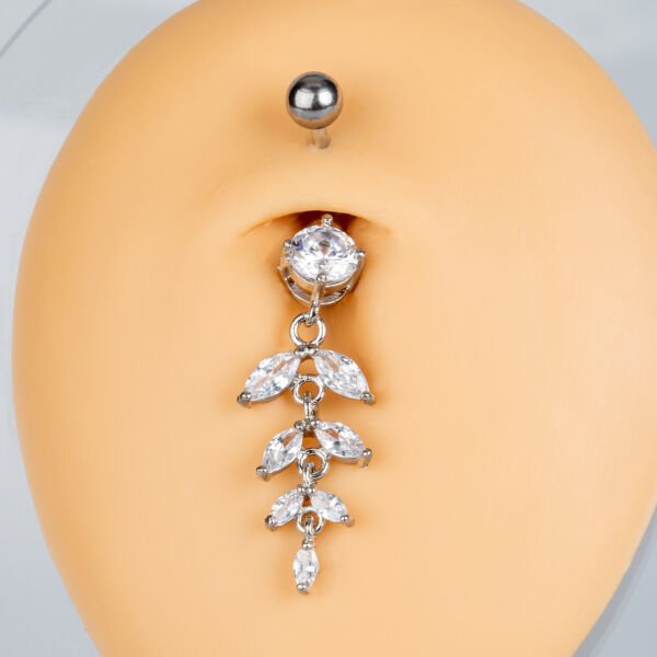 Piercing Göbek Yaprak