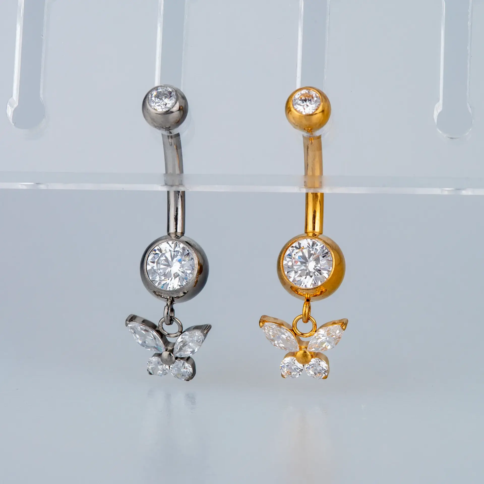 Piercing G23 Titanyum Göbek Fashion Kelebek