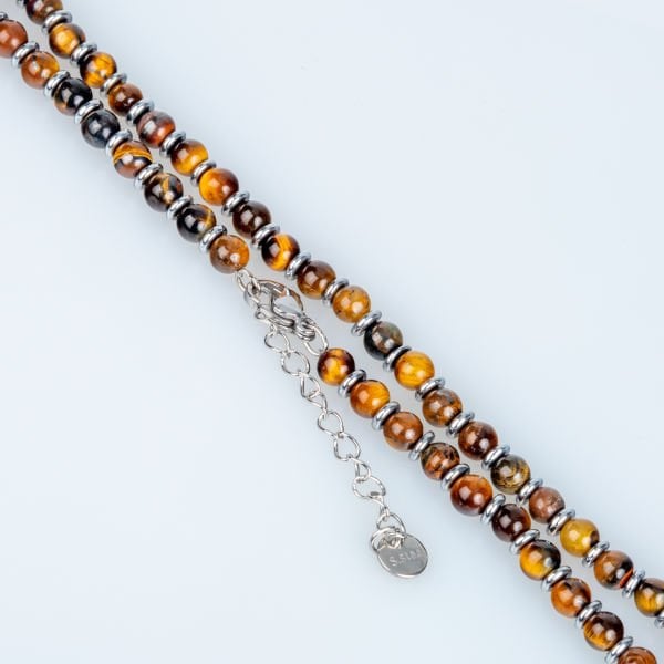 Natural Stone Steel Bracelet