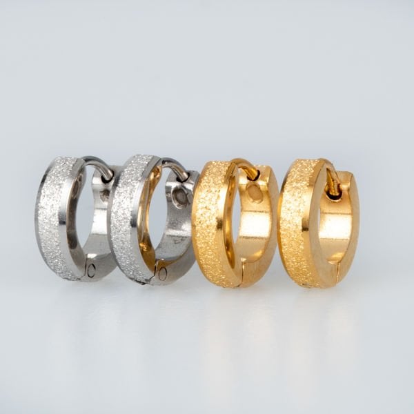 Steel Earrings - Pair