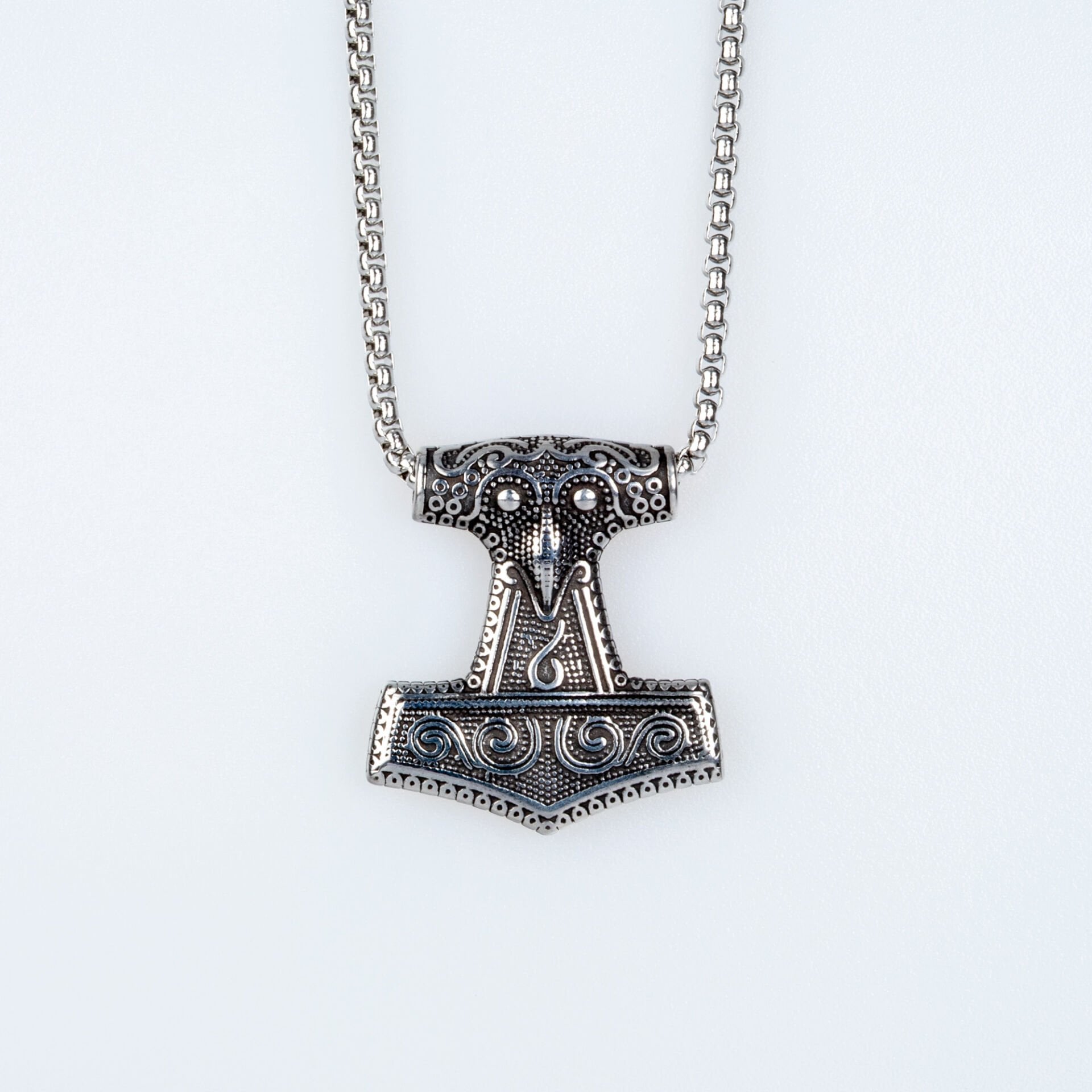 Çelik Kolye Viking Savaşçı Baltası