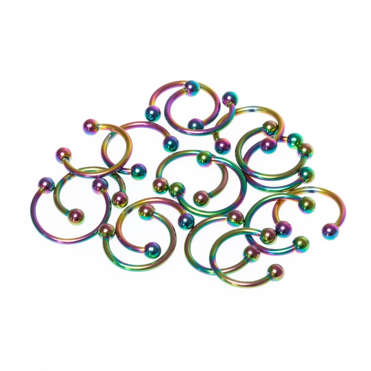 Toptan 316L Çelik Piercing Septum Smiley 3mm Top Boy: 1.2x10x3mm