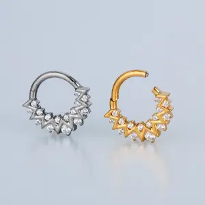 Piercing Titanyum Segment Halka