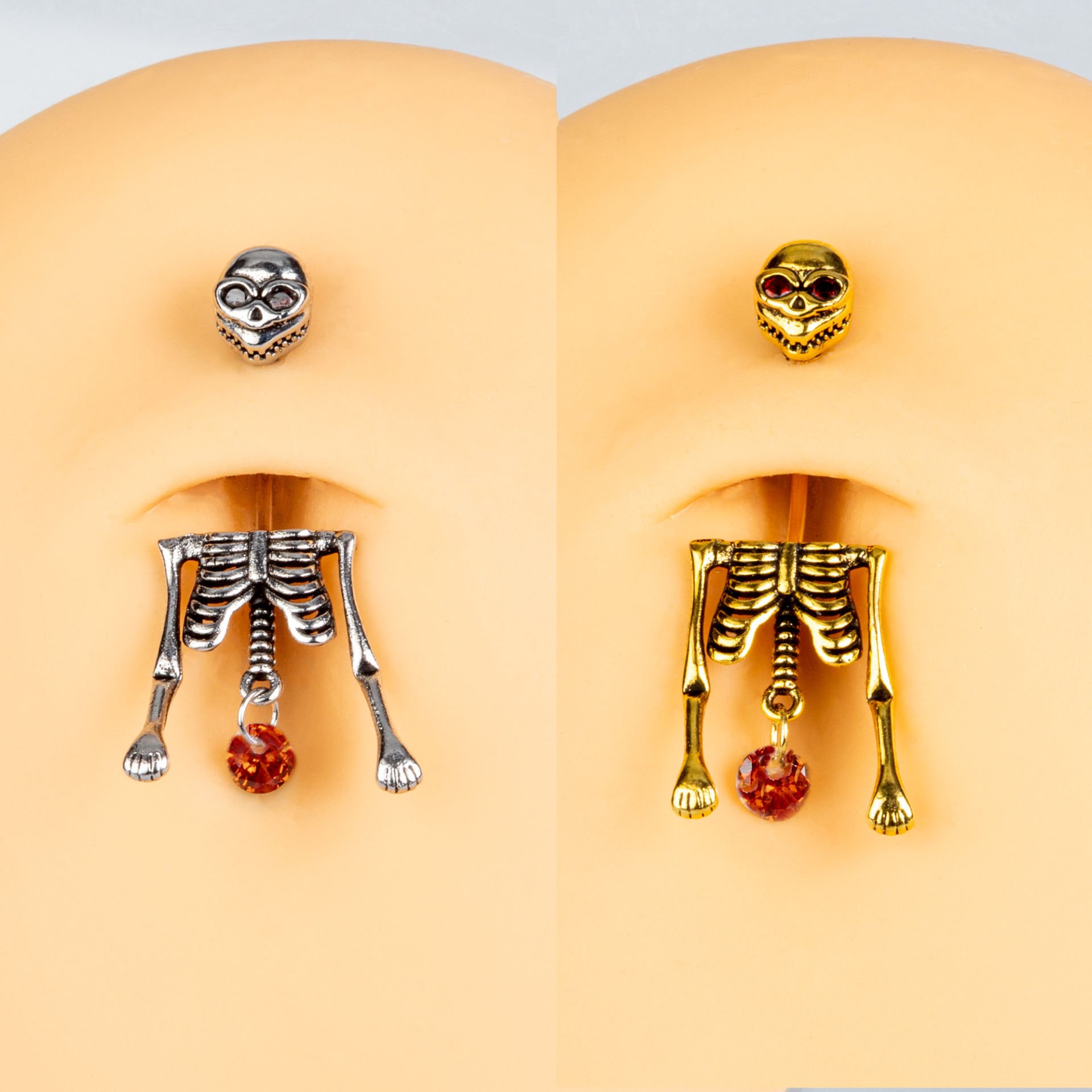 Piercing Navel Skull