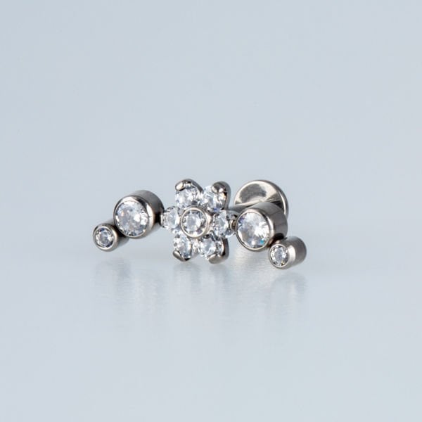 Piercing Titanyum Tragus Çiçek