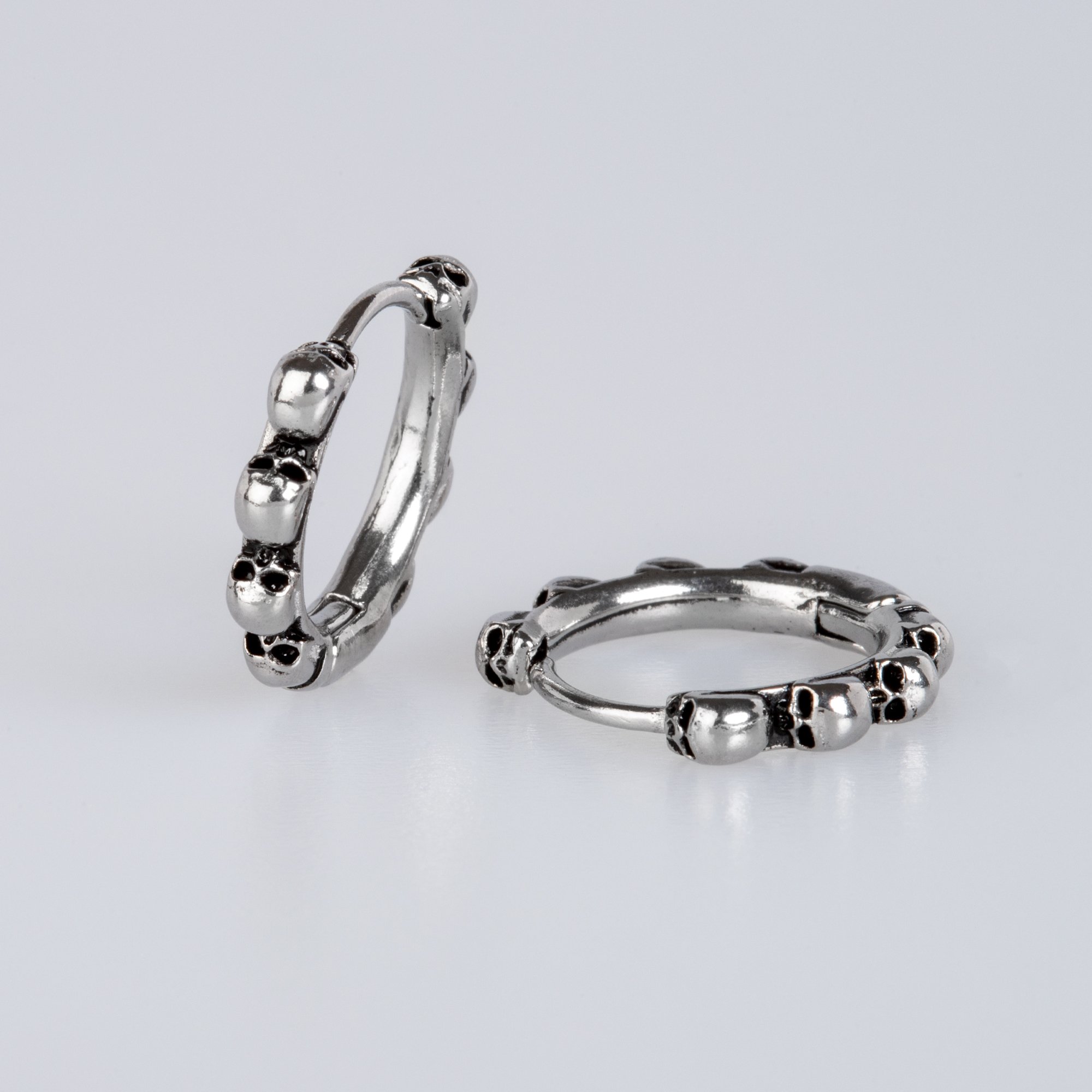 Çelik Küpe - Çift