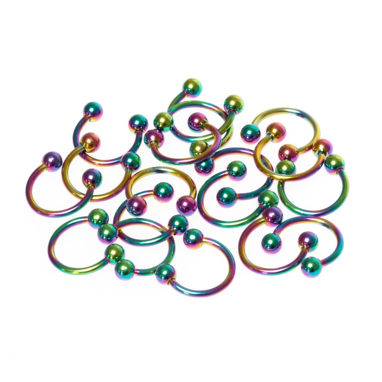 Piercing Septum Smiley 3mm Ball Size: 1.2x8x3mm