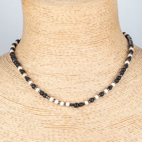 Natural Stone Hematite Necklace