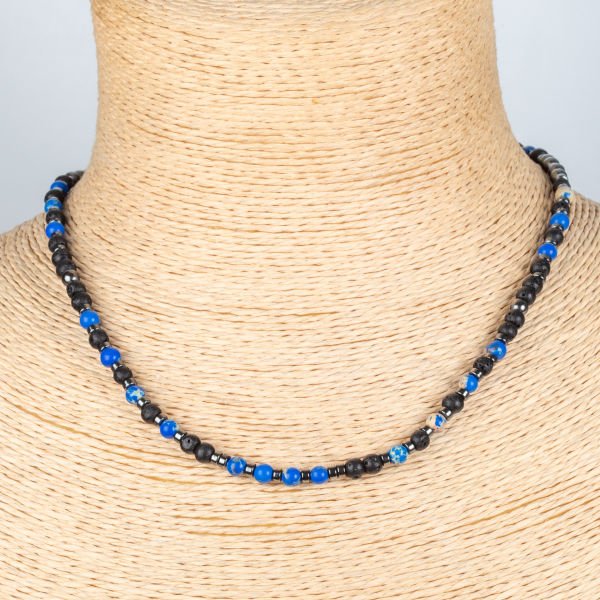 Natural Stone Hematite Necklace