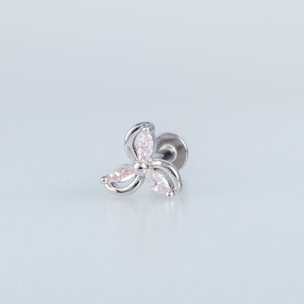 Piercing Tragus Rüzgar Gülü Sarı 8mm