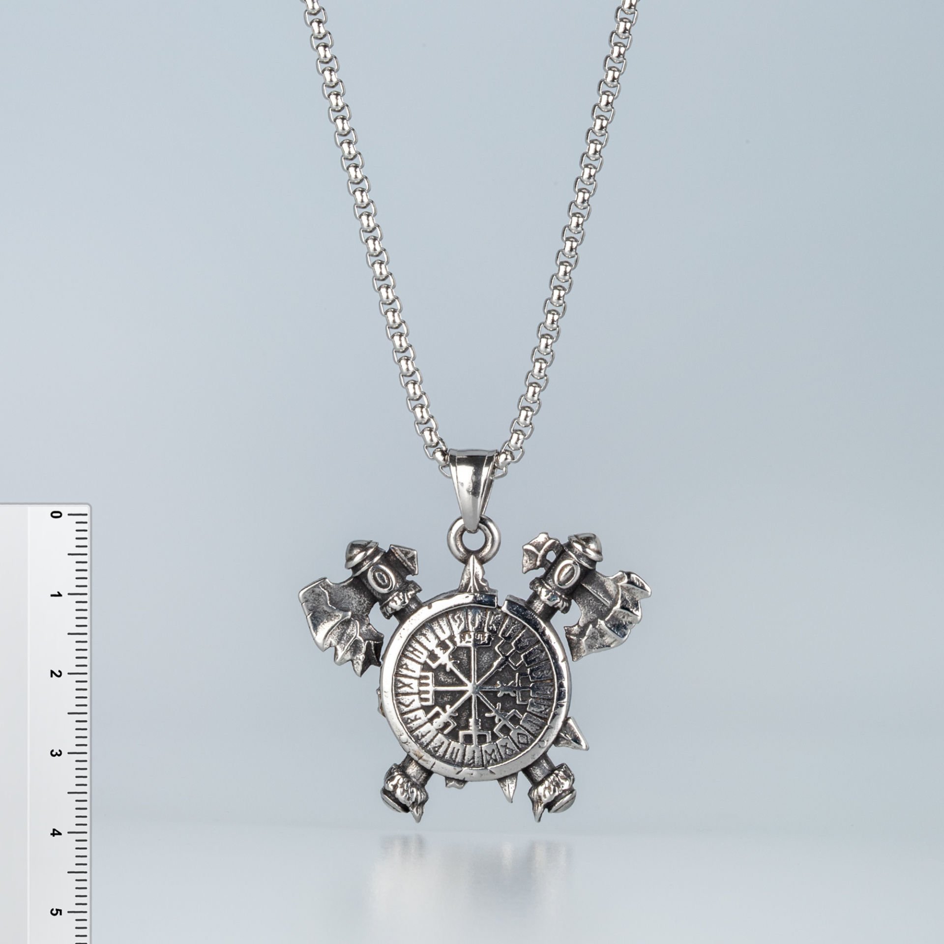 Çelik Kolye Viking Baltası