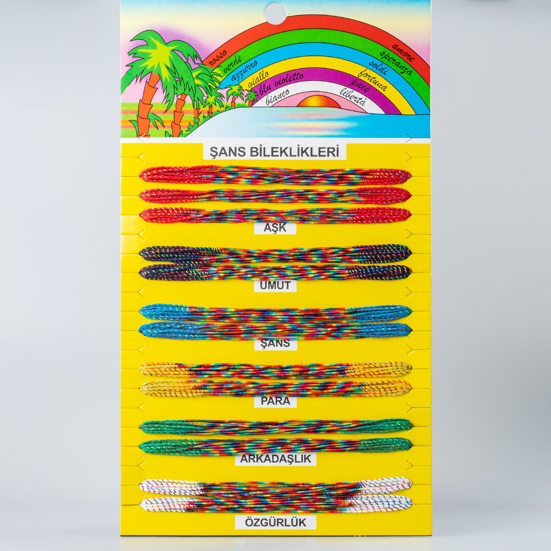 Şans Bilekliği Paket 100 Adet