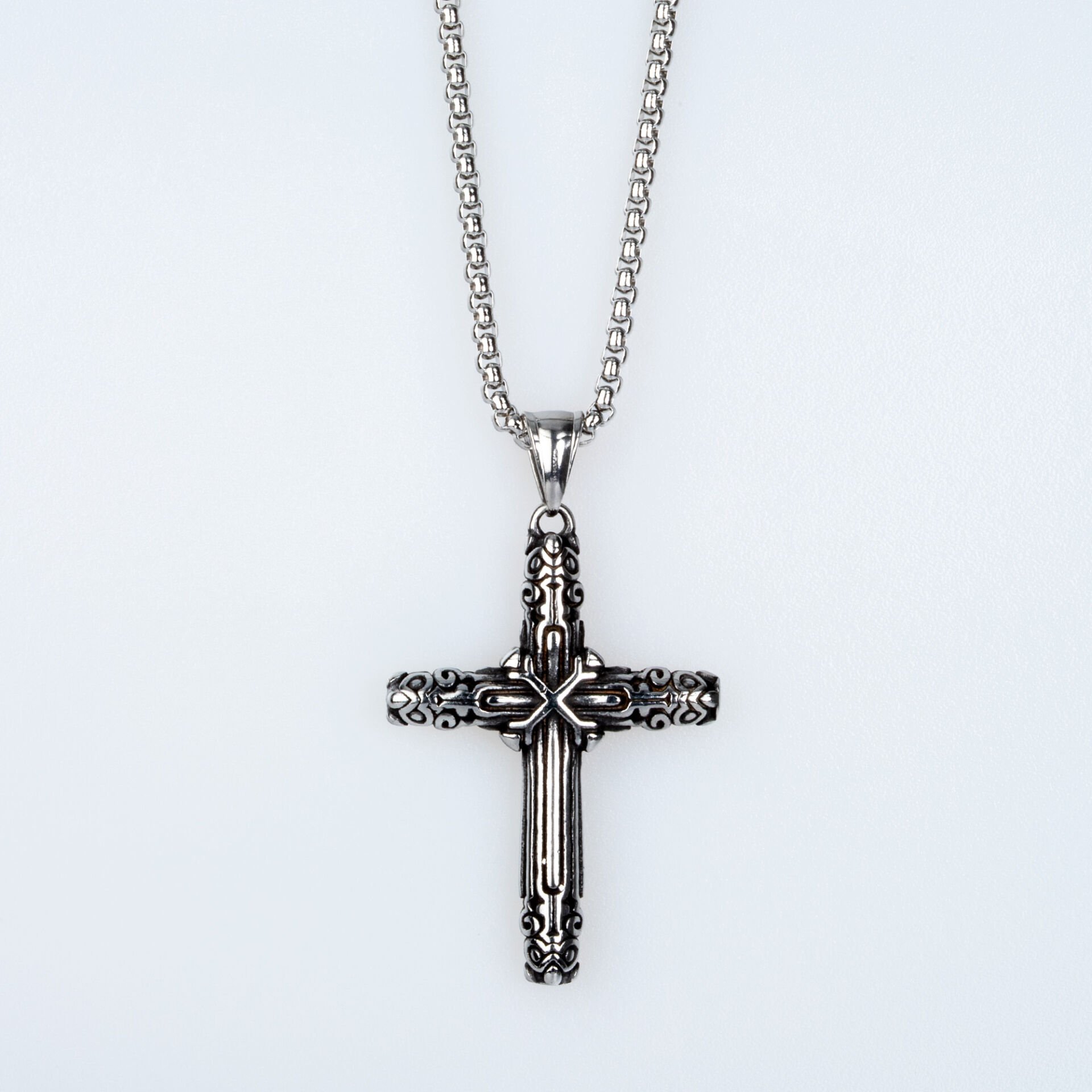 Steel Pendant Cross