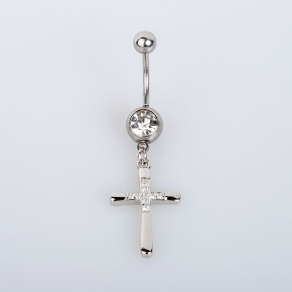 Piercing Göbek Haç