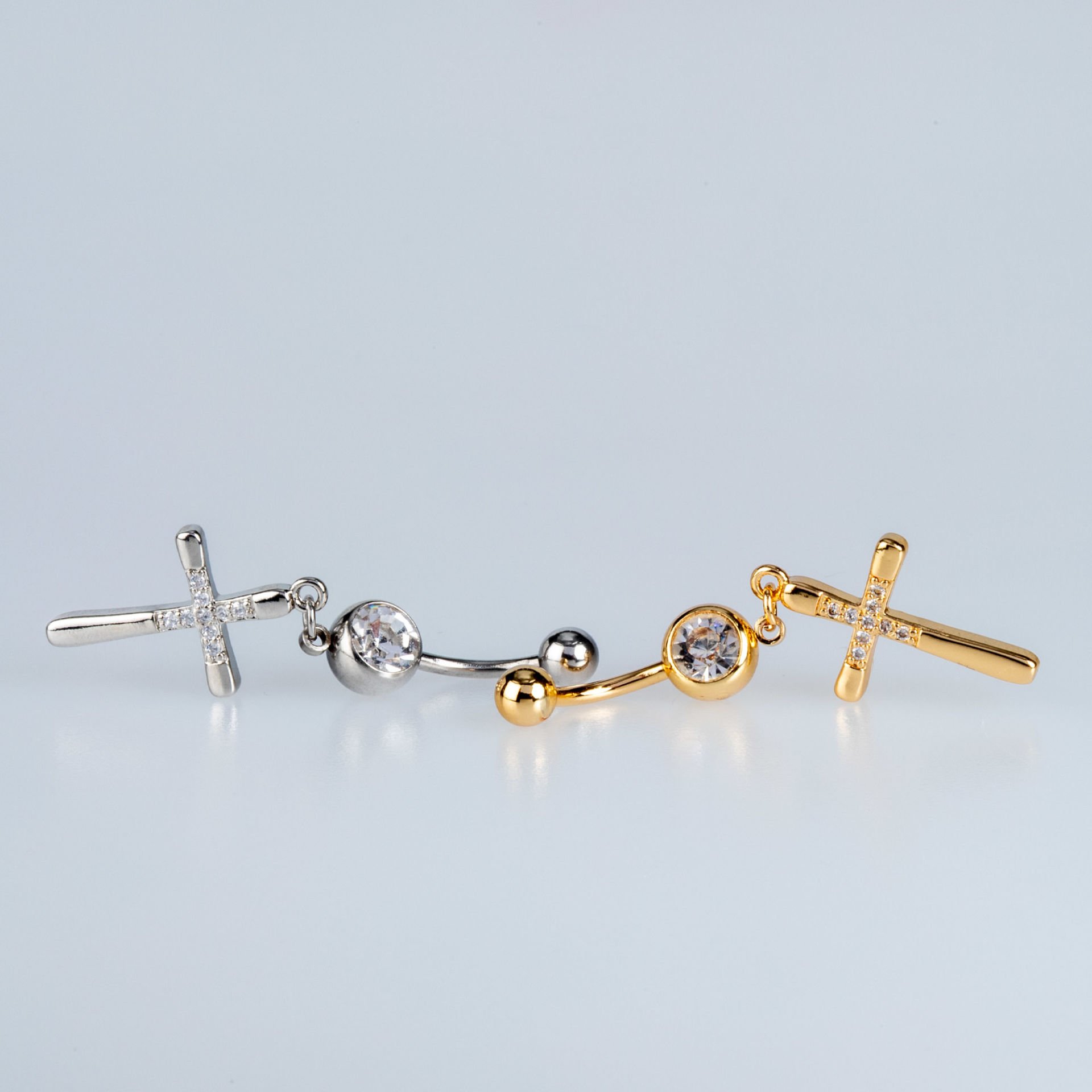 Piercing Göbek Haç