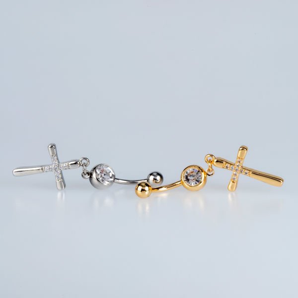 Piercing Göbek Haç