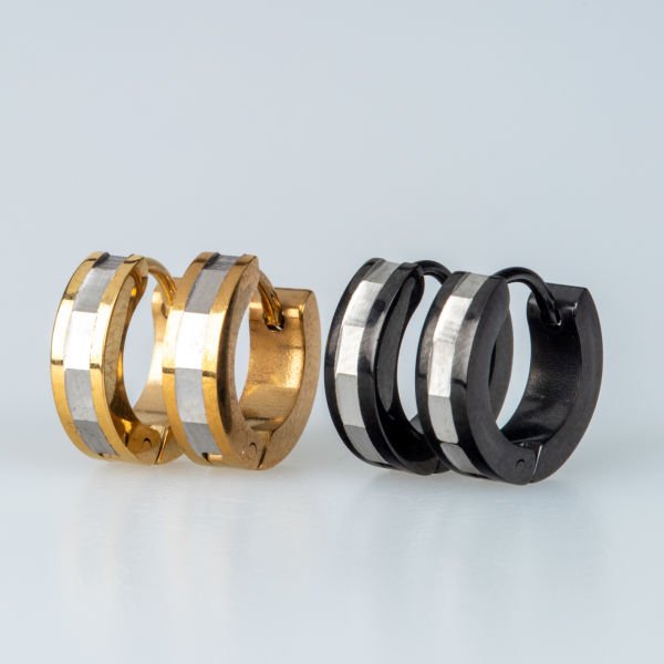 Steel Earrings - Pair