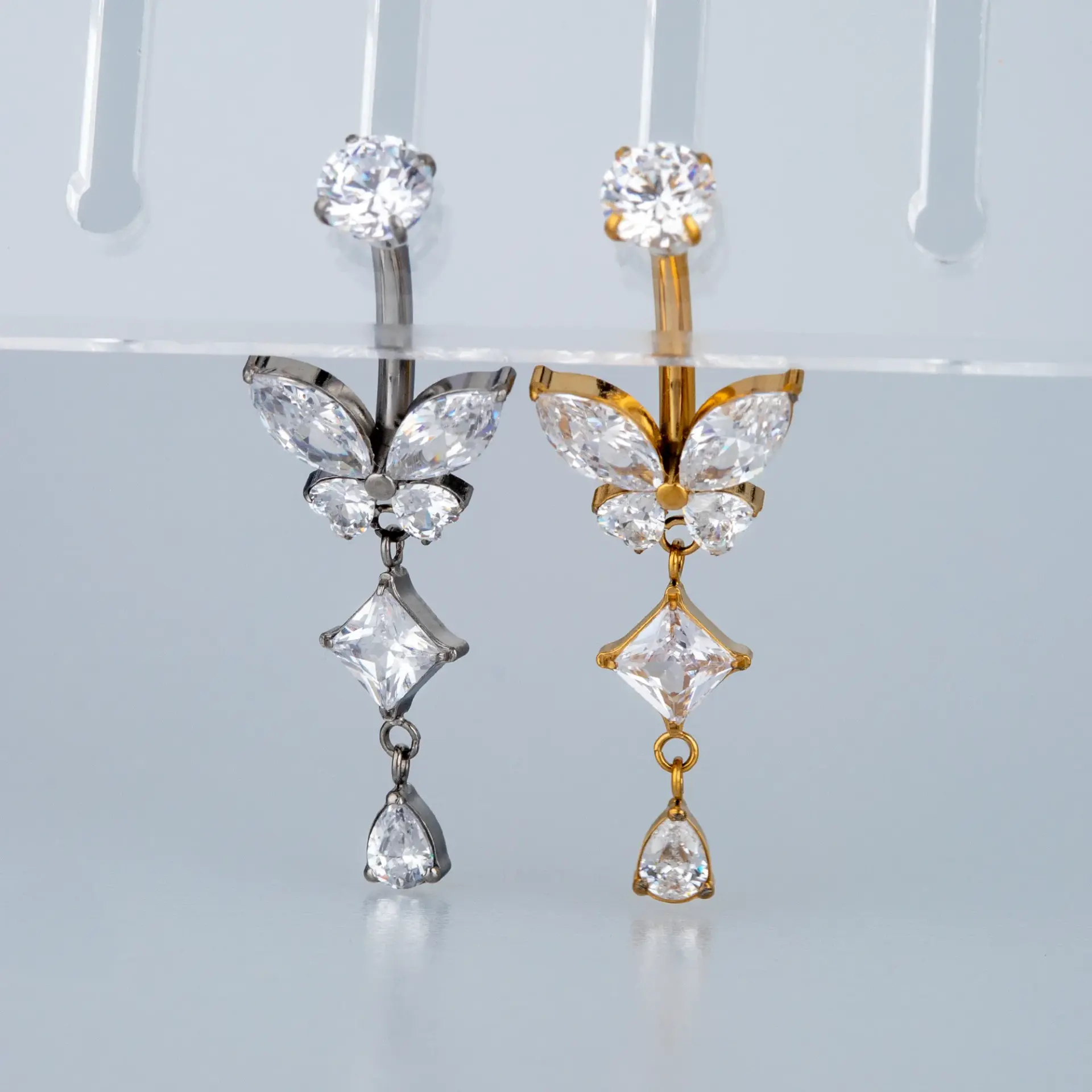 Piercing G23 Titanyum Göbek Fashion Kelebek