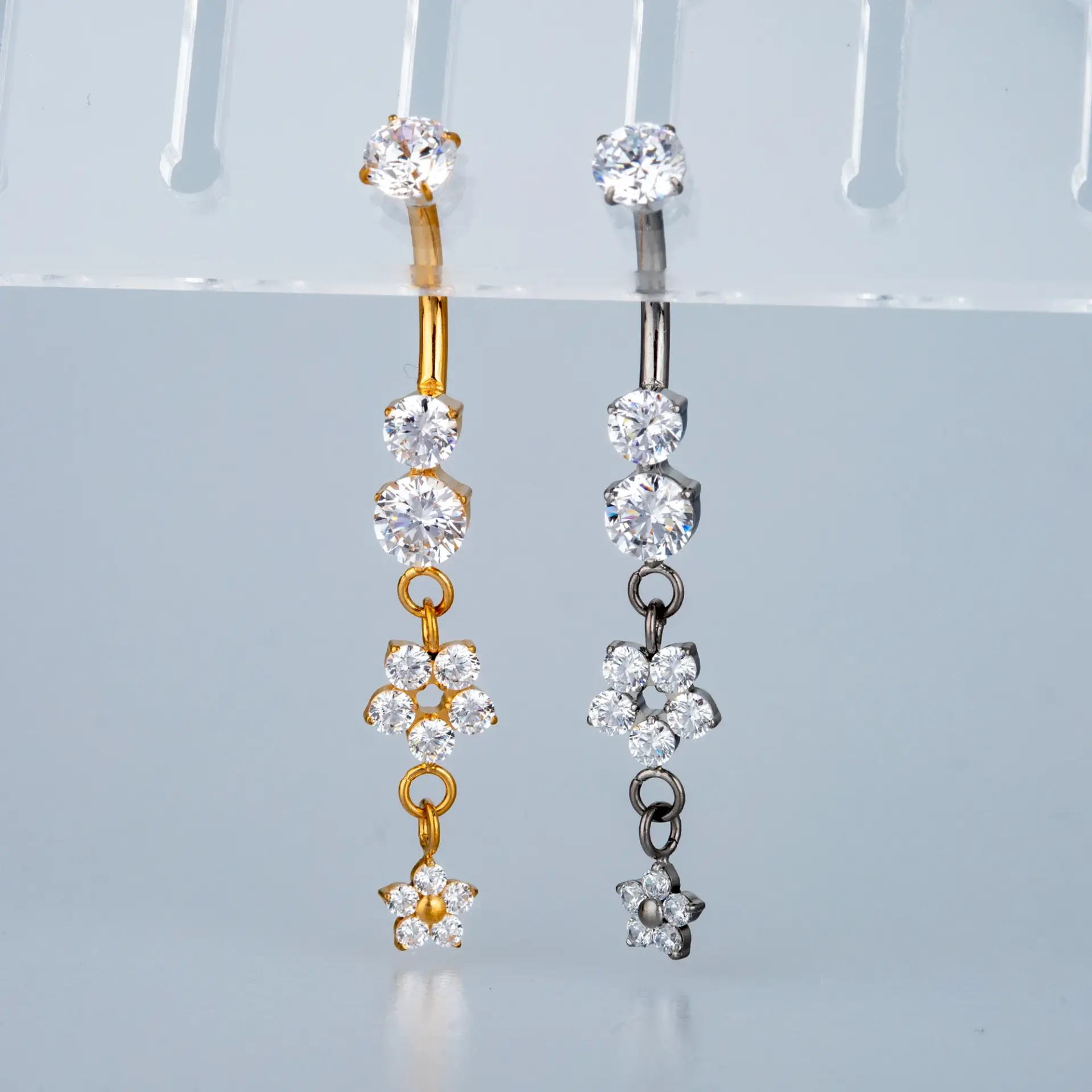Piercing G23 Titanyum Göbek Fashion Çiçek