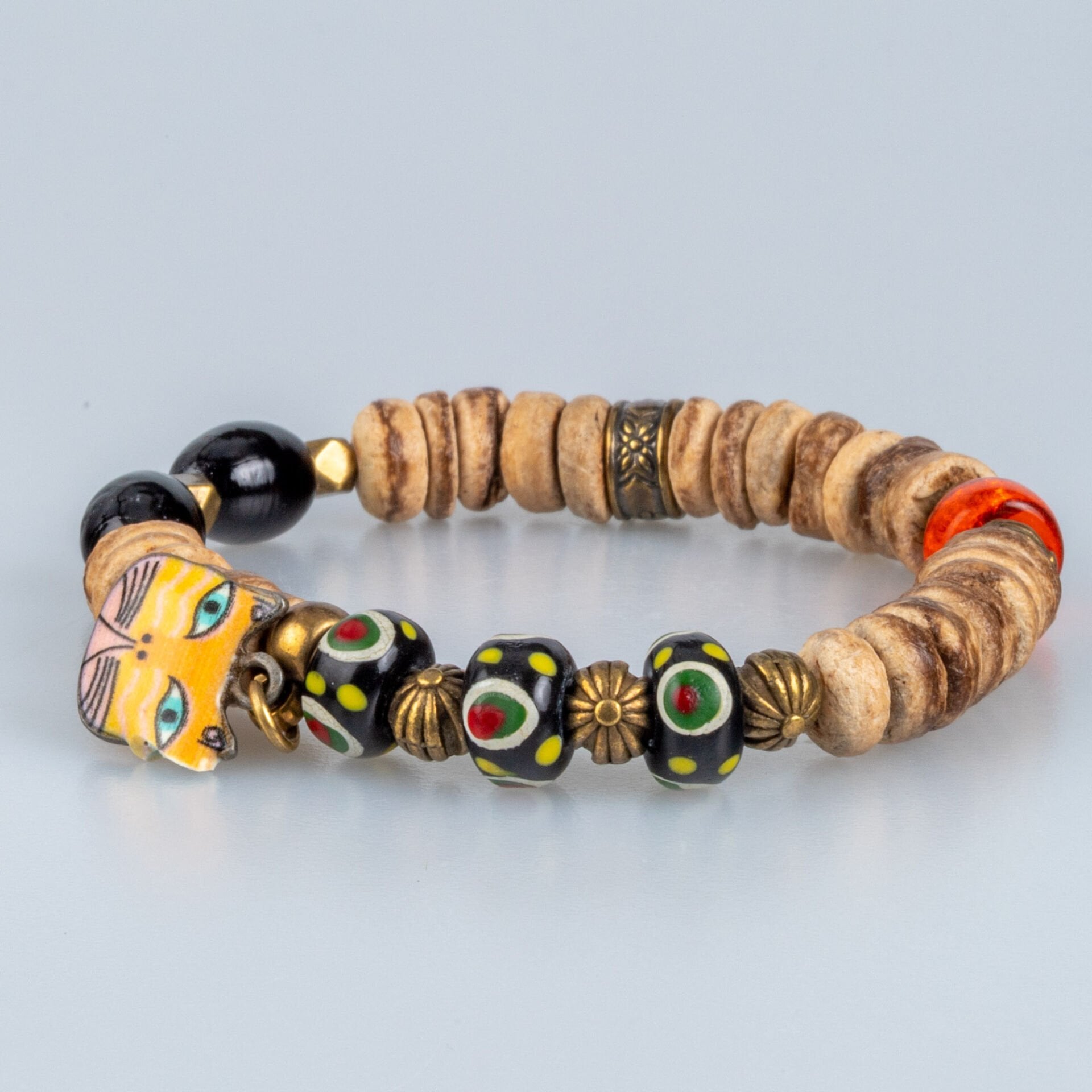 Etnik Doğal Taş Bileklik 2 Renk Seçeneği Renk 2